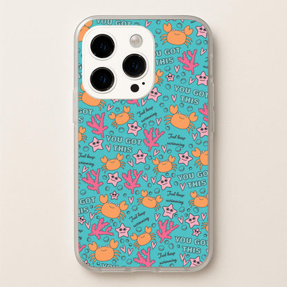 Crabs - Animal Patterns  - Animal Patterns Phone Case for iPhone 15 Pro
