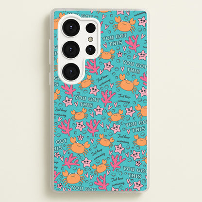 Crabs - Animal Patterns  - Animal Patterns Phone Case for Galaxy S25 Ultra