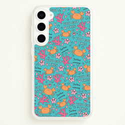 Crabs - Animal Patterns  - Animal Patterns Phone Case for Galaxy S23