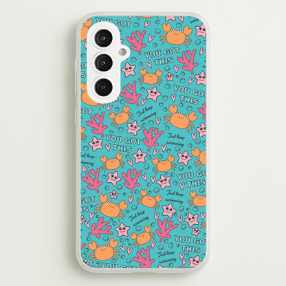 Crabs - Animal Patterns  - Animal Patterns Phone Case for Galaxy S23FE