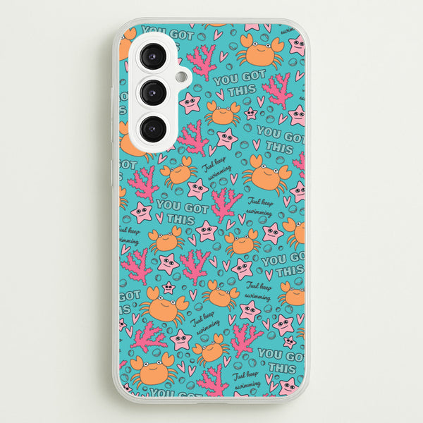 Crabs - Animal Patterns  - Animal Patterns Phone Case for Galaxy S23FE