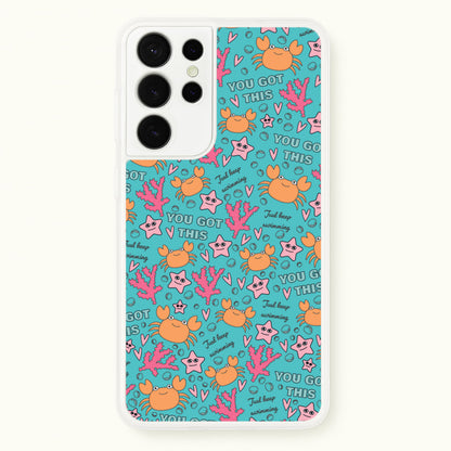 Crabs - Animal Patterns  - Animal Patterns Phone Case for Galaxy S21 Ultra