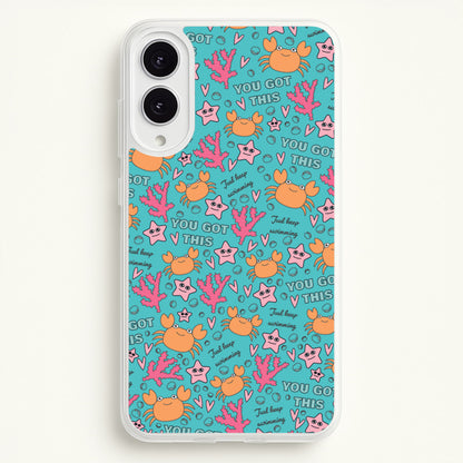 Crabs - Animal Patterns  - Animal Patterns Phone Case for Galaxy S25 Edge