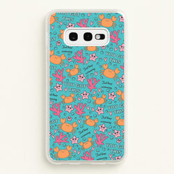Crabs - Animal Patterns  - Animal Patterns Phone Case for Galaxy S10e