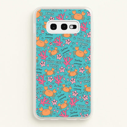 Crabs - Animal Patterns  - Animal Patterns Phone Case for Galaxy S10e