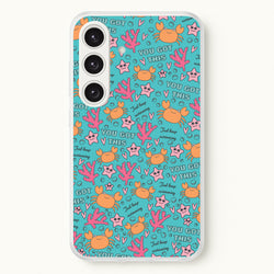 Crabs - Animal Patterns  - Animal Patterns Phone Case for Galaxy S24FE