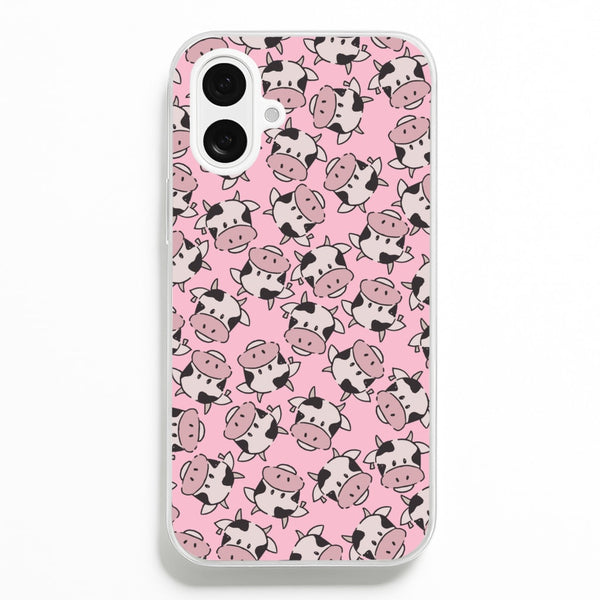 Cows - Animal Patterns  - Animal Patterns Phone Case for iPhone 16 Plus