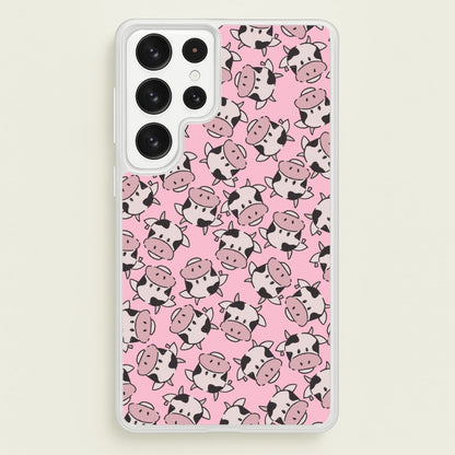 Cows - Animal Patterns  - Animal Patterns Phone Case for Galaxy S22 Ultra