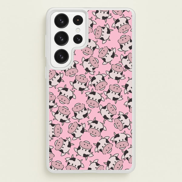Cows - Animal Patterns  - Animal Patterns Phone Case for Galaxy S22 Ultra