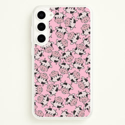 Cows - Animal Patterns  - Animal Patterns Phone Case for Galaxy S23