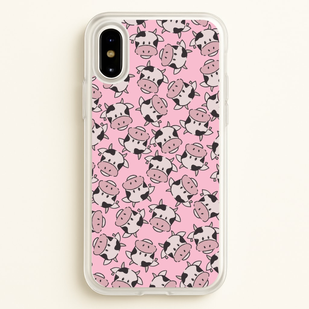 Cows - Animal Patterns  - Animal Patterns Phone Case for iPhone X / XS