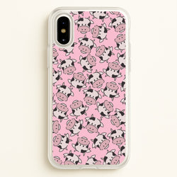 Cows - Animal Patterns  - Animal Patterns Phone Case for iPhone X / XS