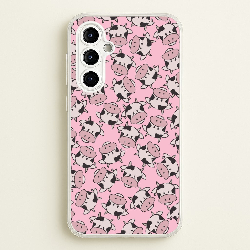 Cows - Animal Patterns  - Animal Patterns Phone Case for Galaxy A54