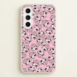 Cows - Animal Patterns  - Animal Patterns Phone Case for Galaxy A54