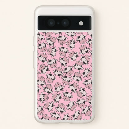 Cows - Animal Patterns  - Animal Patterns Phone Case for Google Pixel 8