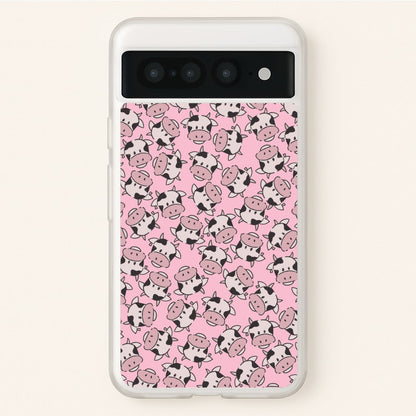 Cows - Animal Patterns  - Animal Patterns Phone Case for Google Pixel 7 Pro