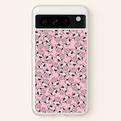 Cows - Animal Patterns  - Animal Patterns Phone Case for Google Pixel 8 Pro