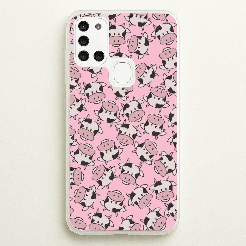 Cows - Animal Patterns  - Animal Patterns Phone Case for Galaxy A21s