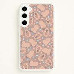 Capybara - Animal Patterns  - Animal Patterns Phone Case for Galaxy S23