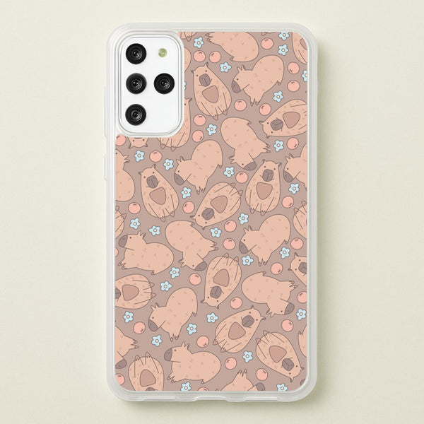 Capybara - Animal Patterns  - Animal Patterns Phone Case for Galaxy S20 Plus
