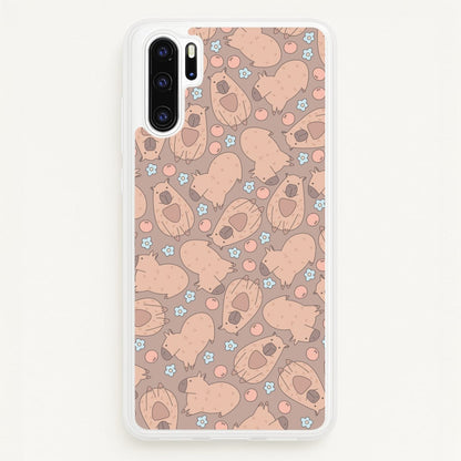 Capybara - Animal Patterns  - Animal Patterns Phone Case for Huawei P30 Pro