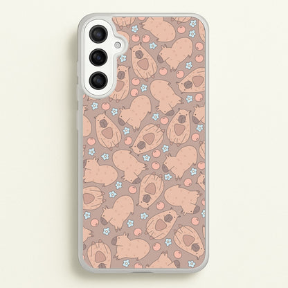 Capybara - Animal Patterns  - Animal Patterns Phone Case for Galaxy A34