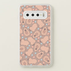 Capybara - Animal Patterns  - Animal Patterns Phone Case for Galaxy S10 Plus