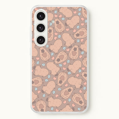 Capybara - Animal Patterns  - Animal Patterns Phone Case for Galaxy S25