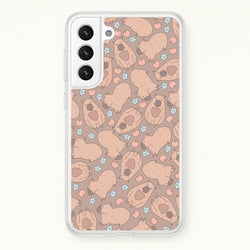 Capybara - Animal Patterns  - Animal Patterns Phone Case for Galaxy S21FE