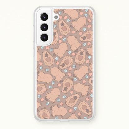 Capybara - Animal Patterns  - Animal Patterns Phone Case for Galaxy S21FE