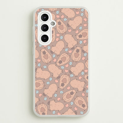 Capybara - Animal Patterns  - Animal Patterns Phone Case for Galaxy A14