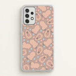 Capybara - Animal Patterns  - Animal Patterns Phone Case for Galaxy A52 / A52s