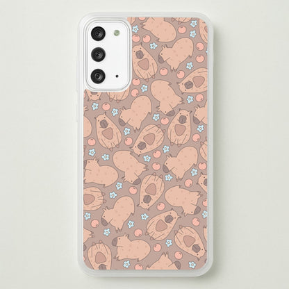 Capybara - Animal Patterns  - Animal Patterns Phone Case for Galaxy Note 20