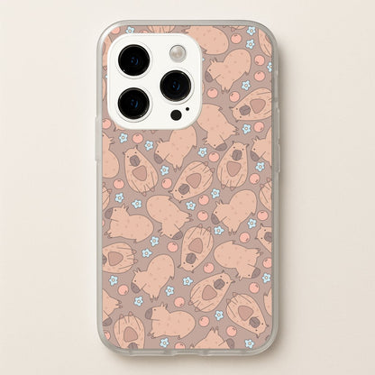Capybara - Animal Patterns  - Animal Patterns Phone Case for iPhone 14 Pro