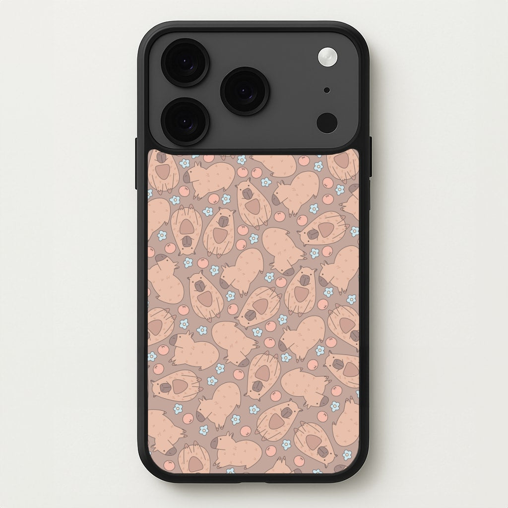 Capybara - Animal Patterns Phone Case for iPhone 17 Pro Max