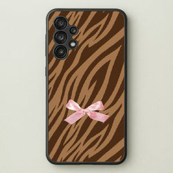 Coquette Brown Tiger Print  - Animal Patterns Phone Case for Galaxy A13