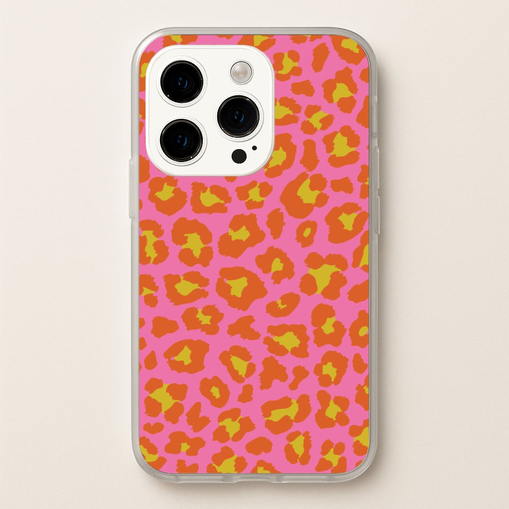 Vibrant Cheetah Print  - Animal Patterns Phone Case for iPhone 15 Pro Max
