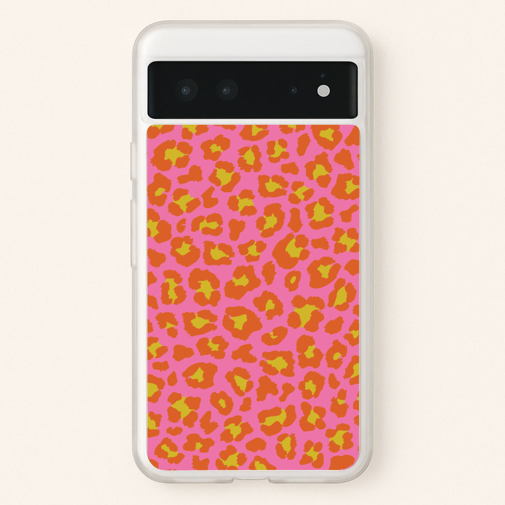 Vibrant Cheetah Print  - Animal Patterns Phone Case for Google Pixel 6