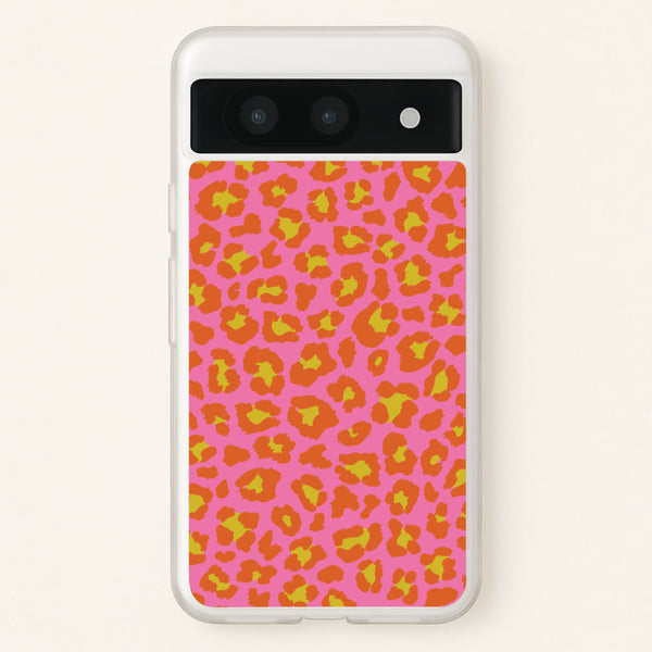 Vibrant Cheetah Print  - Animal Patterns Phone Case for Google Pixel 8a