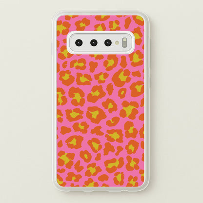 Vibrant Cheetah Print  - Animal Patterns Phone Case for Galaxy S10 Plus