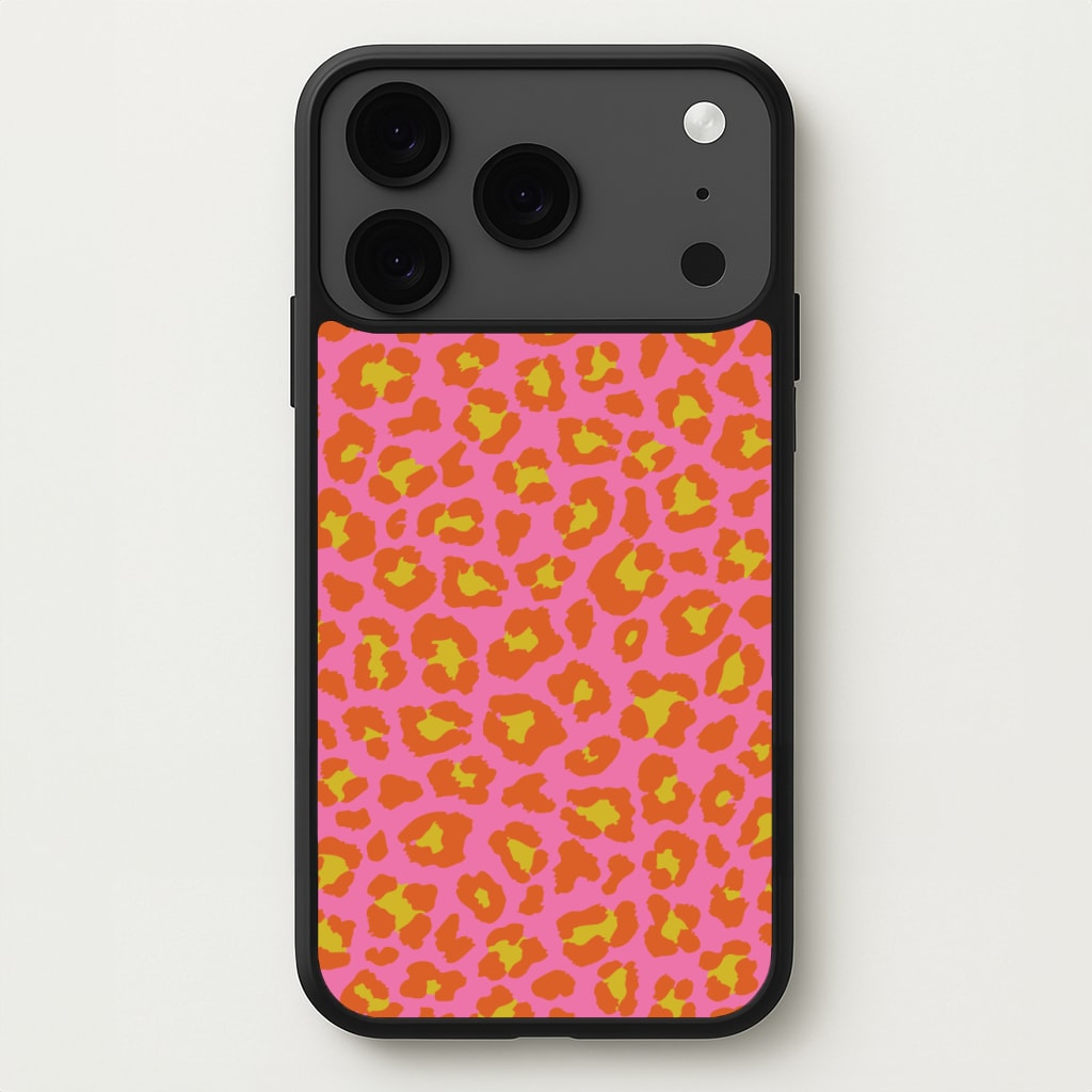 Vibrant Cheetah Print Phone Case for iPhone 17 Pro