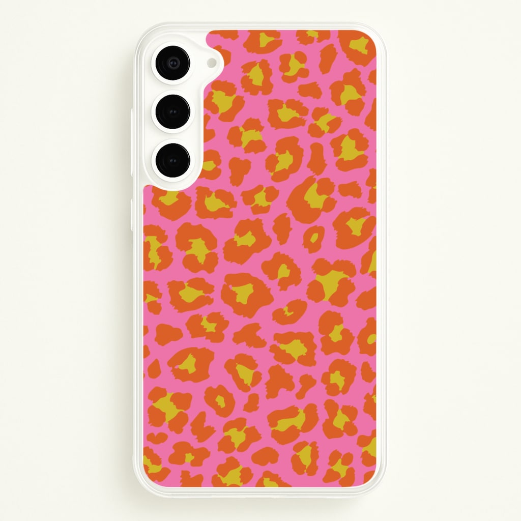 Vibrant Cheetah Print  - Animal Patterns Phone Case for Galaxy S23