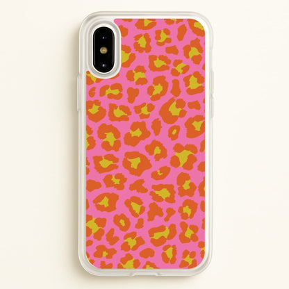 Vibrant Cheetah Print  - Animal Patterns Phone Case for iPhone X / XS