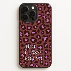 Too Classy Cheetah Print  - Animal Patterns Phone Case for iPhone 16 Pro Max
