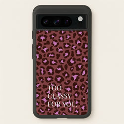Too Classy Cheetah Print  - Animal Patterns Phone Case for Google Pixel 8 Pro