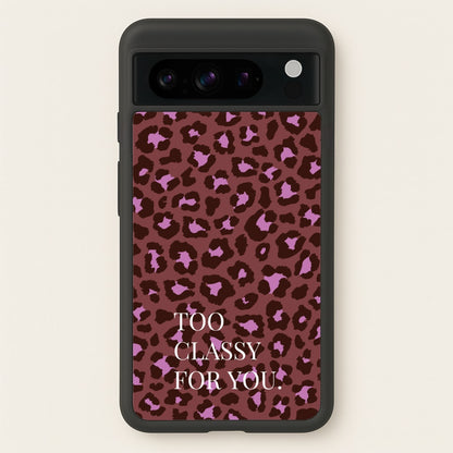 Too Classy Cheetah Print  - Animal Patterns Phone Case for Google Pixel 8 Pro