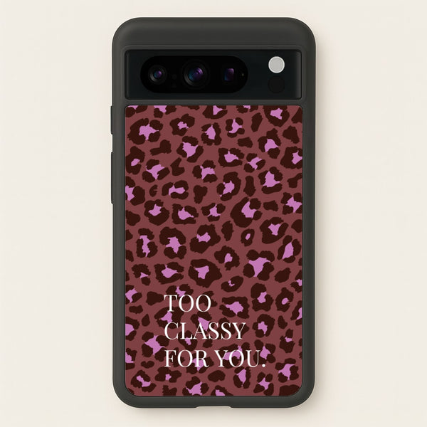 Too Classy Cheetah Print  - Animal Patterns Phone Case for Google Pixel 8 Pro