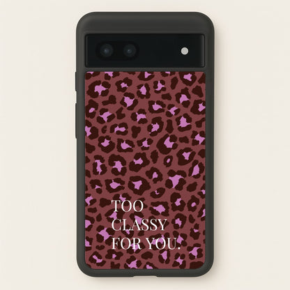 Too Classy Cheetah Print  - Animal Patterns Phone Case for Google Pixel 7a