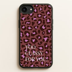 Too Classy Cheetah Print  - Animal Patterns Phone Case for iPhone 6 / 7 / 8 / SE