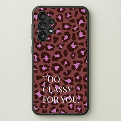 Too Classy Cheetah Print  - Animal Patterns Phone Case for Galaxy A13
